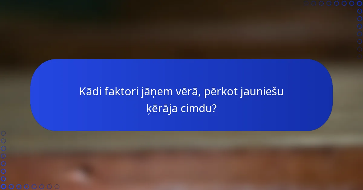 Kādi faktori jāņem vērā, pērkot jauniešu ķērāja cimdu?
