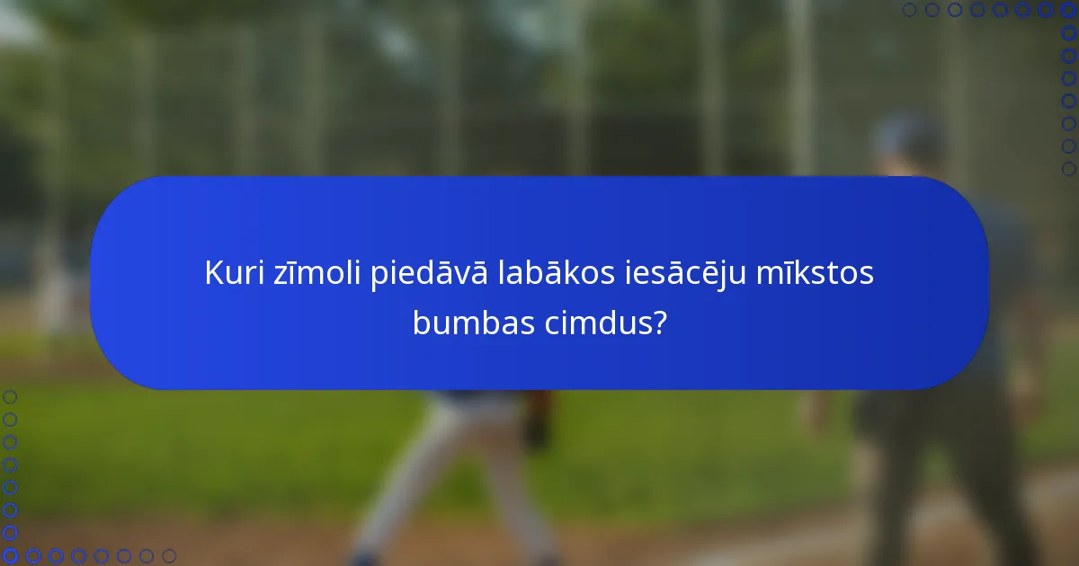 Kuri zīmoli piedāvā labākos iesācēju mīkstos bumbas cimdus?